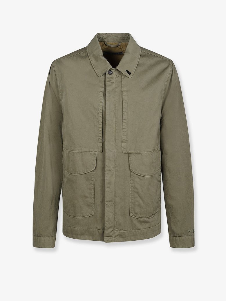 cotton blend overshirt jacket by Selfnex