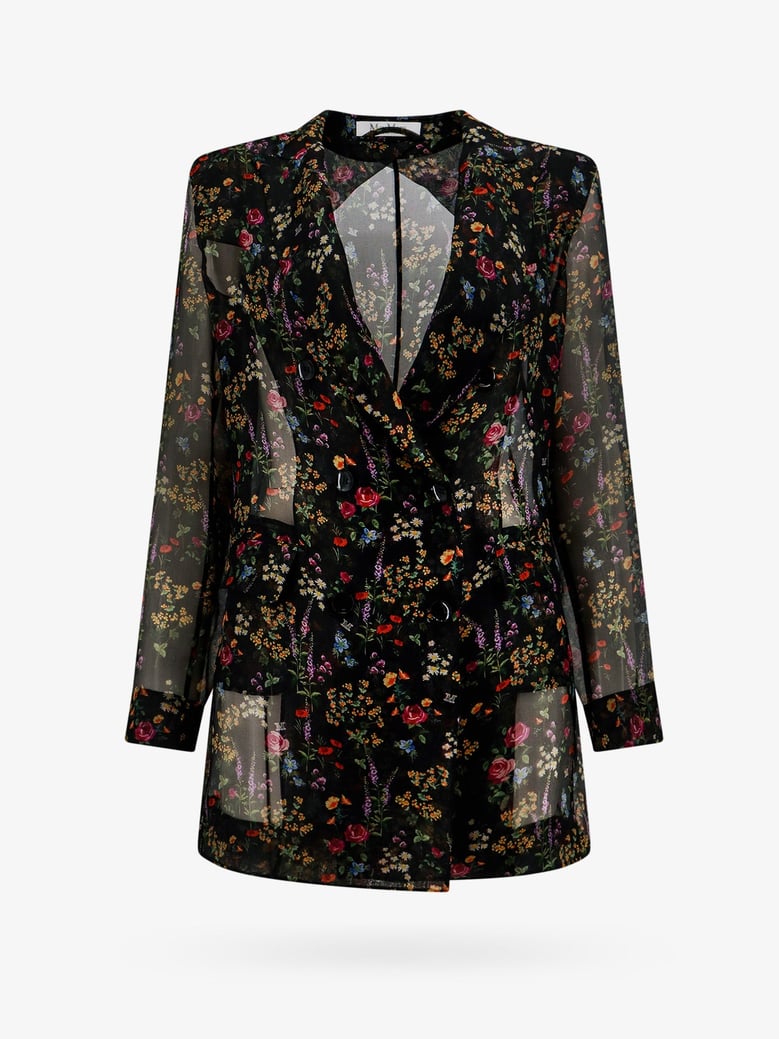 silk blazer floral print by Selfnex