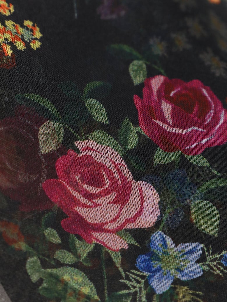 silk blazer floral print by Selfnex