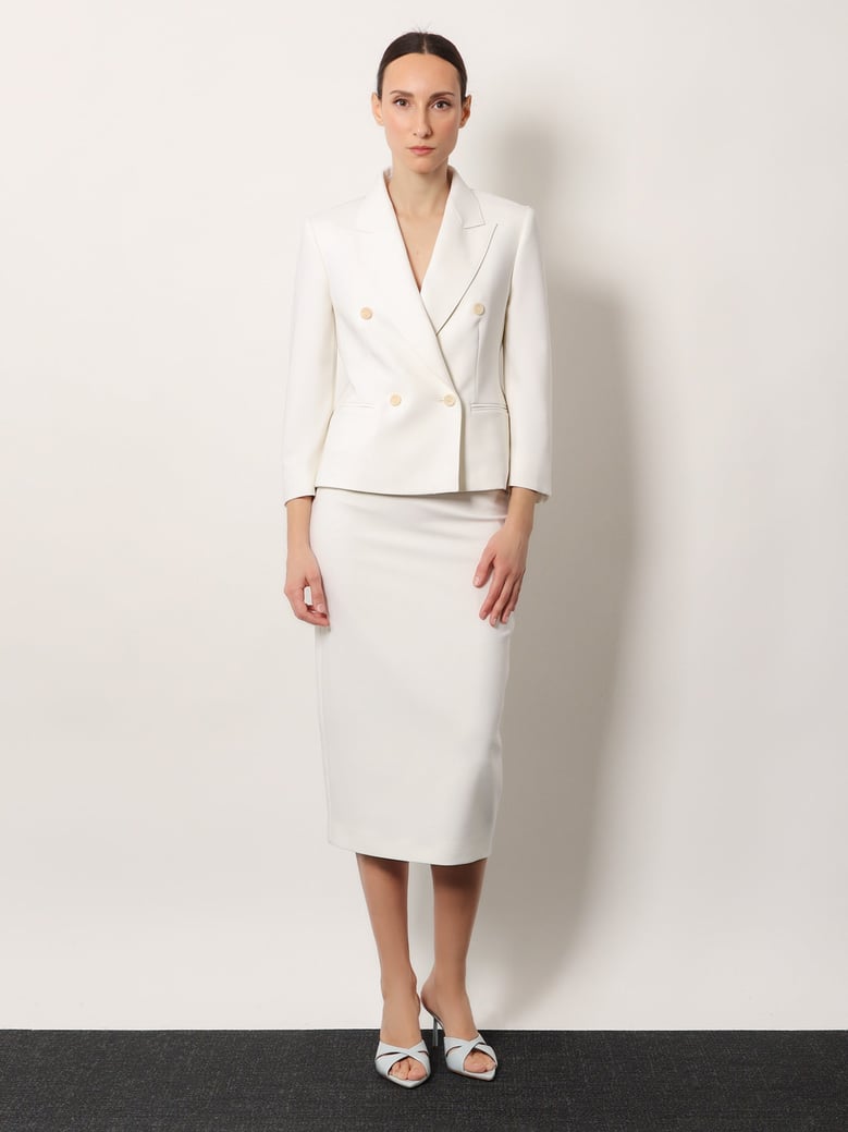 stretch virgin wool blazer by Selfnex