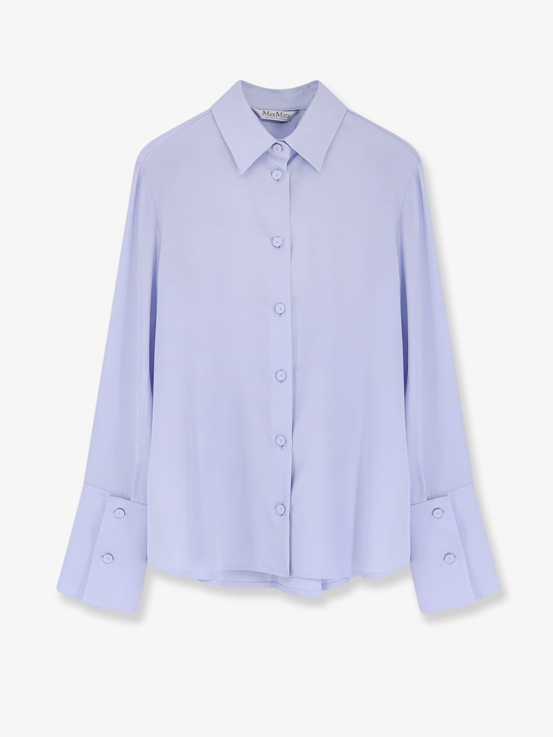 shirt mxpvoliera stretch silk blue by Selfnex