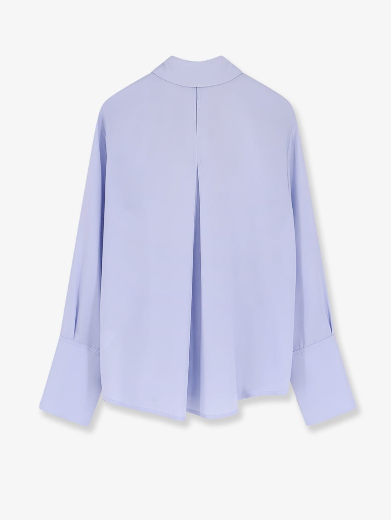shirt mxpvoliera stretch silk blue by Selfnex
