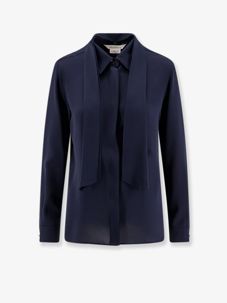 silk shirt colmo blue by Selfnex
