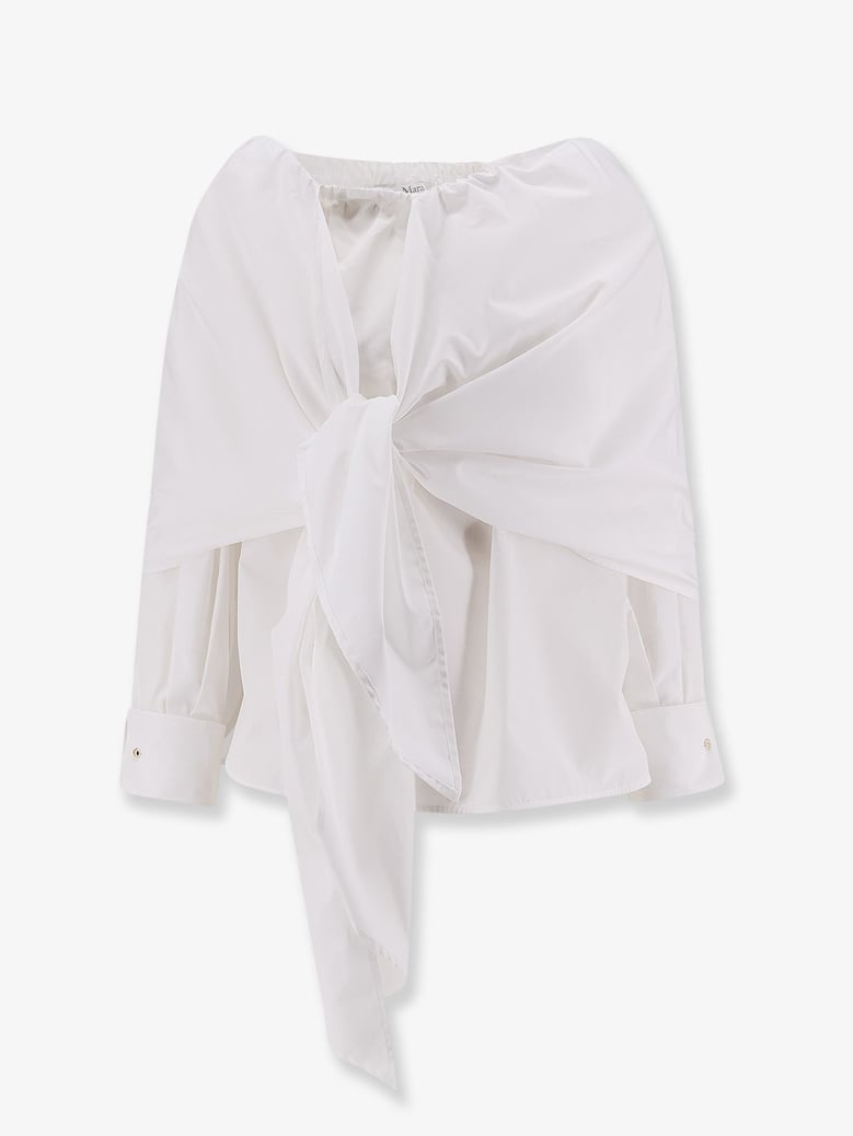 cotton shirt mxmcurvone white by Selfnex