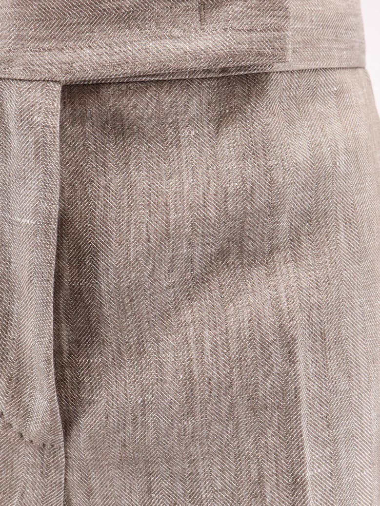 deserto linen trousers by Selfnex