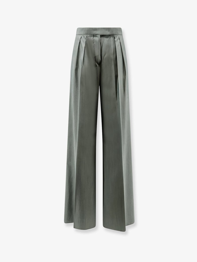 virgin wool and silk trousers by Selfnex