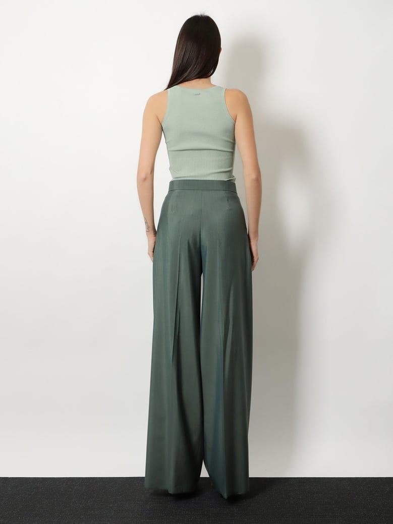 virgin wool and silk trousers by Selfnex