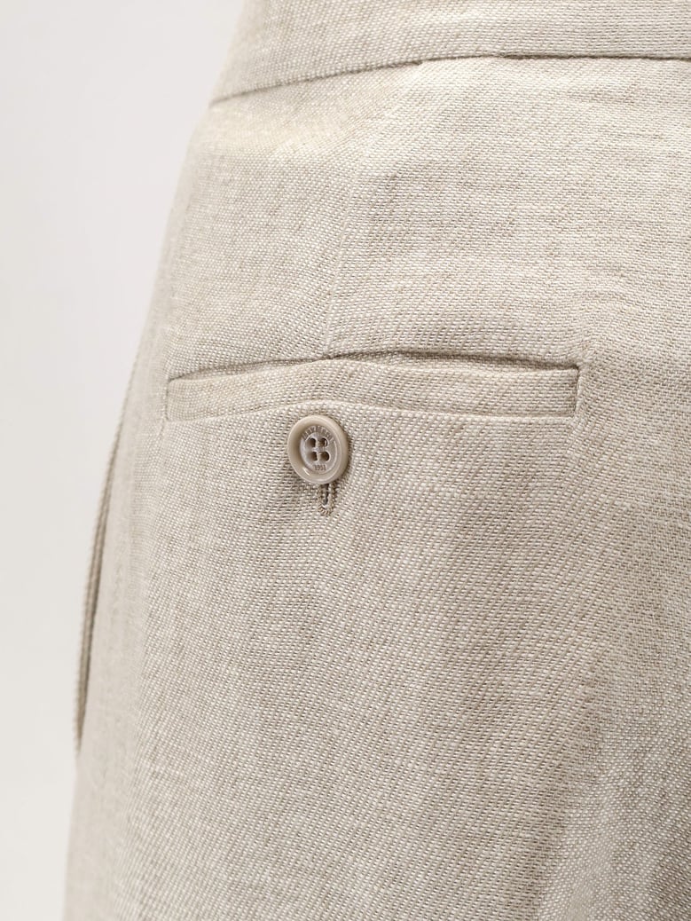 trousers ginnico linen beige by Selfnex