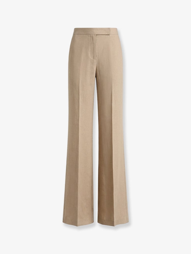 linen trousers beige by Selfnex
