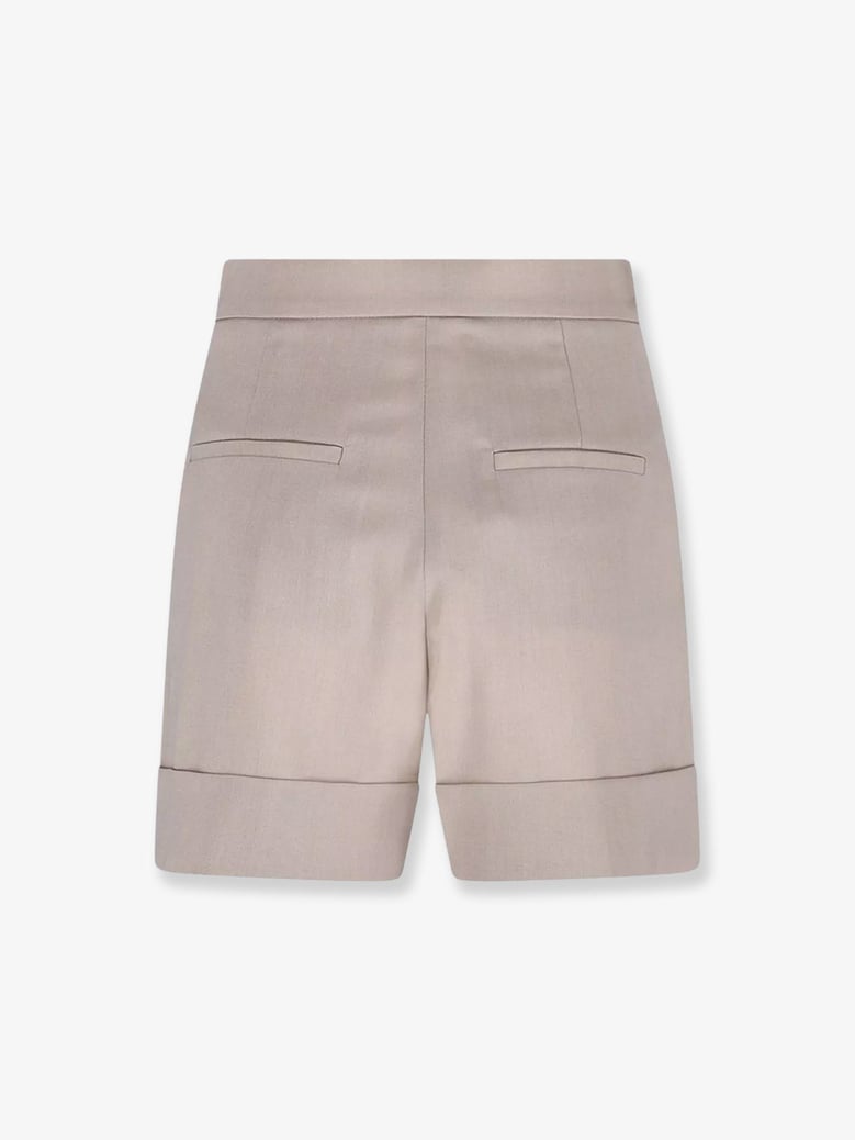 bermuda shorts in virgin wool and mohair by Selfnex