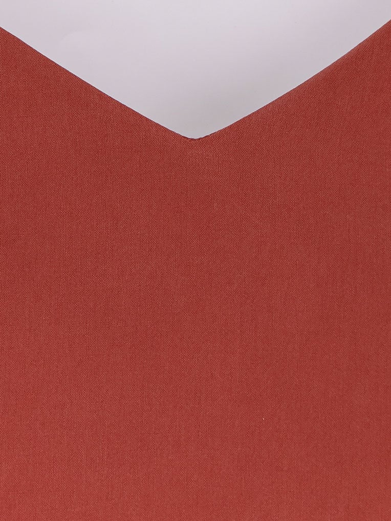 silk v-neck top by Selfnex