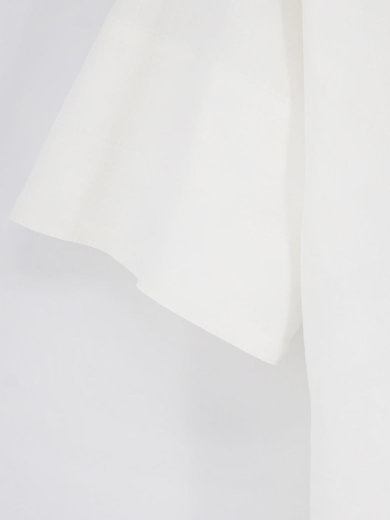 shirt linen-blend white by Selfnex