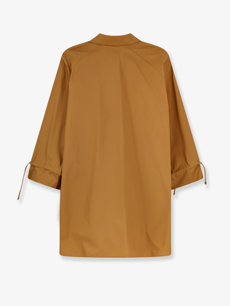 cotton shirt brown by Selfnex