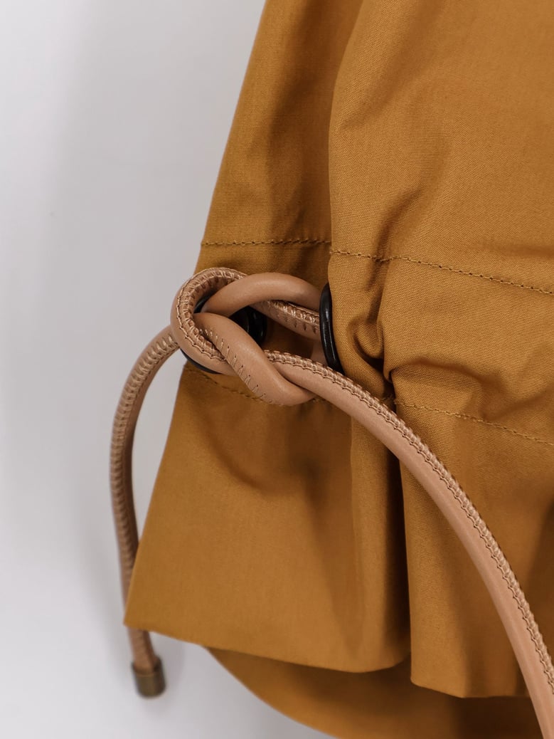 cotton shirt brown by Selfnex