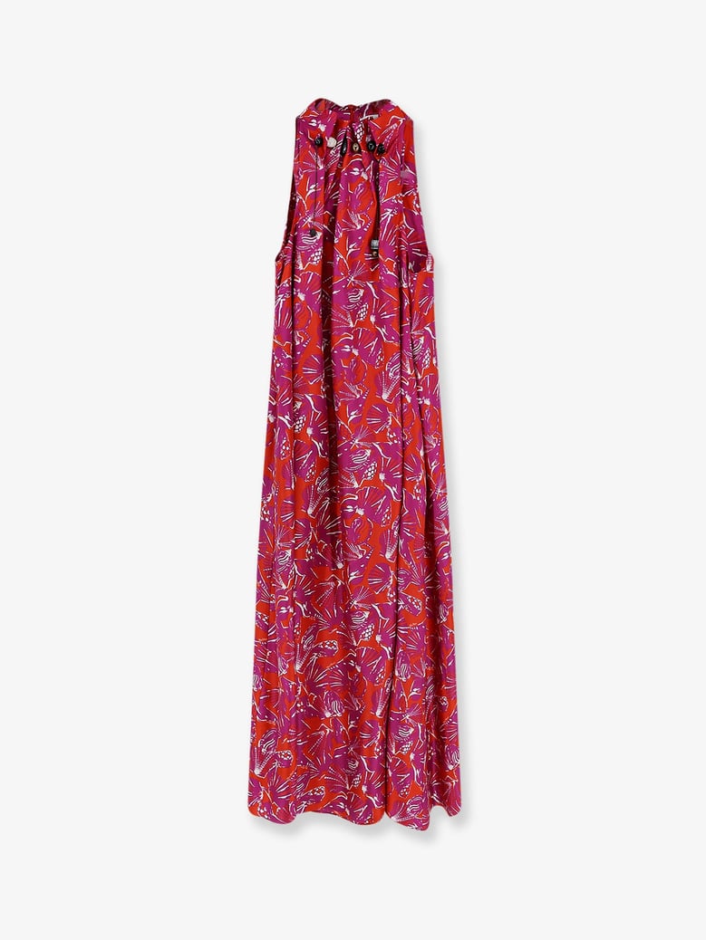 silk long dress mxmcartone red by Selfnex