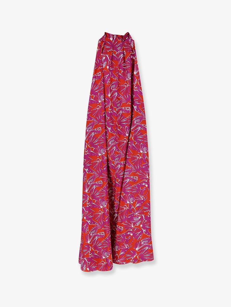 silk long dress mxmcartone red by Selfnex