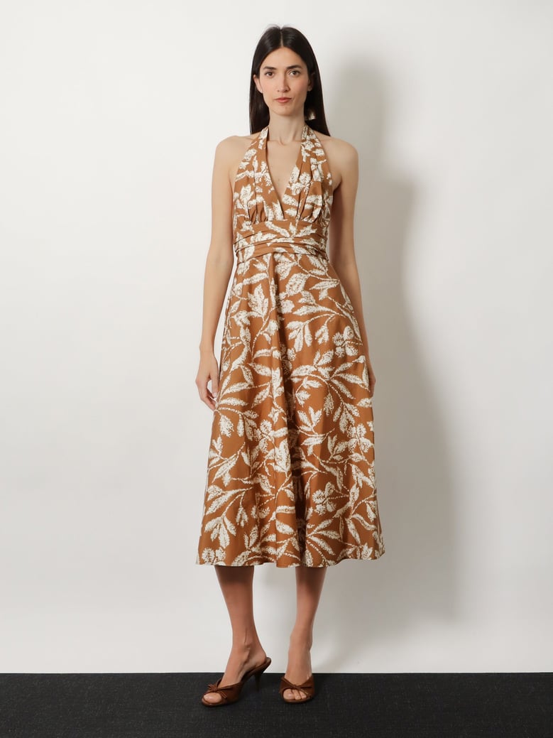 printed cotton dress by Selfnex