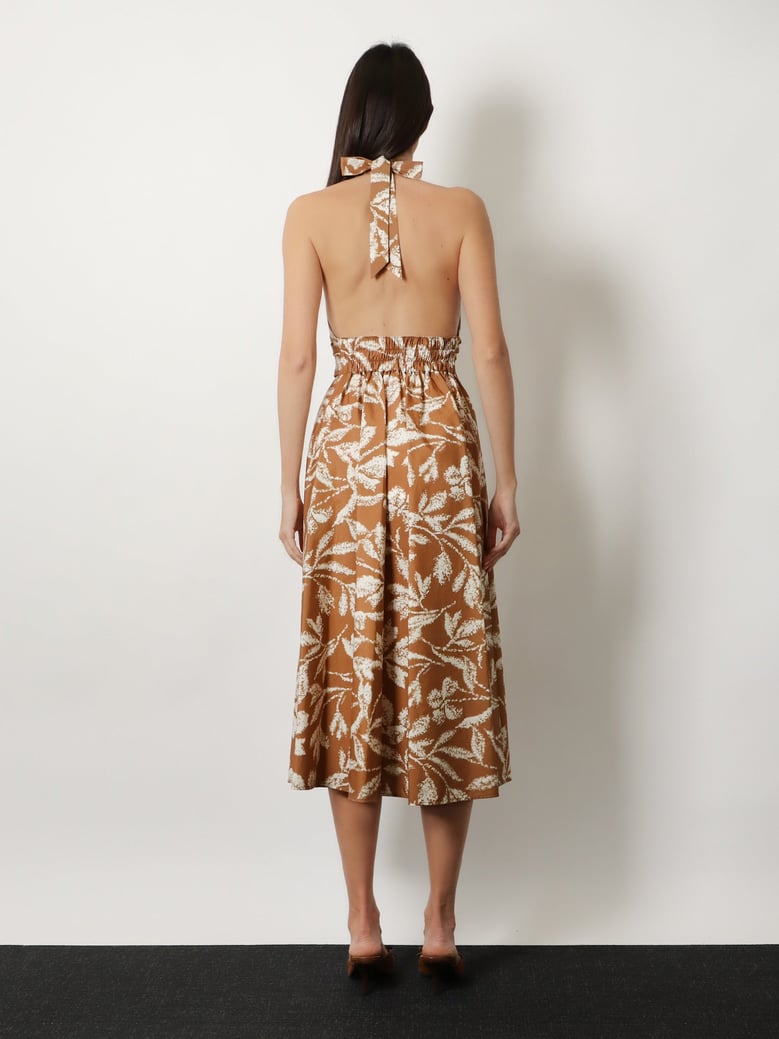 printed cotton dress by Selfnex