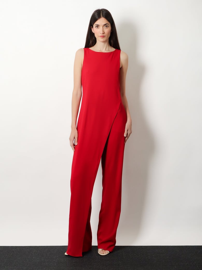 jumpsuit mxebello viscose red by Selfnex