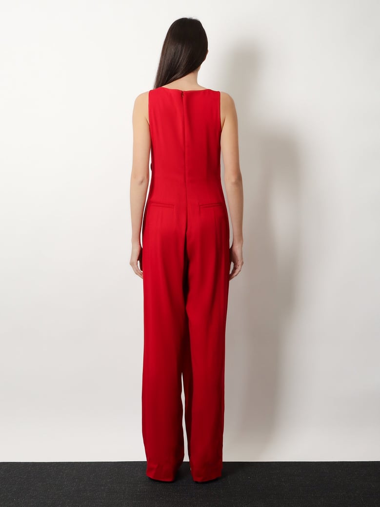jumpsuit mxebello viscose red by Selfnex
