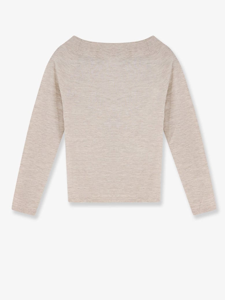 cashmere sweater with removable band by Selfnex