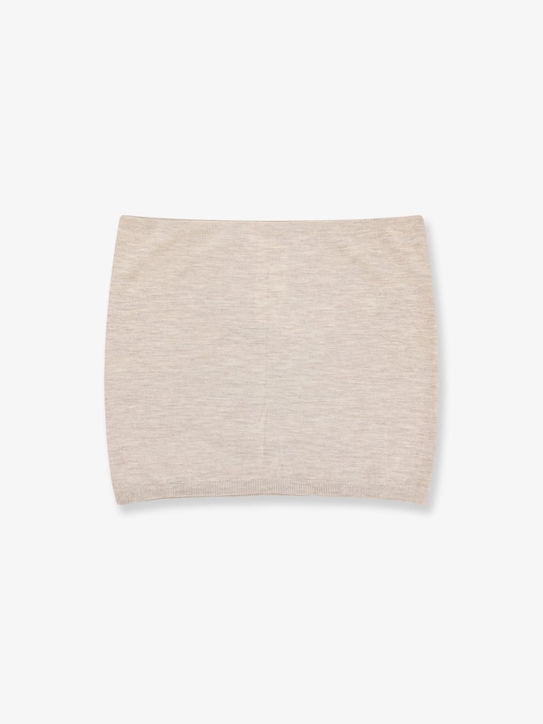 cashmere sweater with removable band by Selfnex