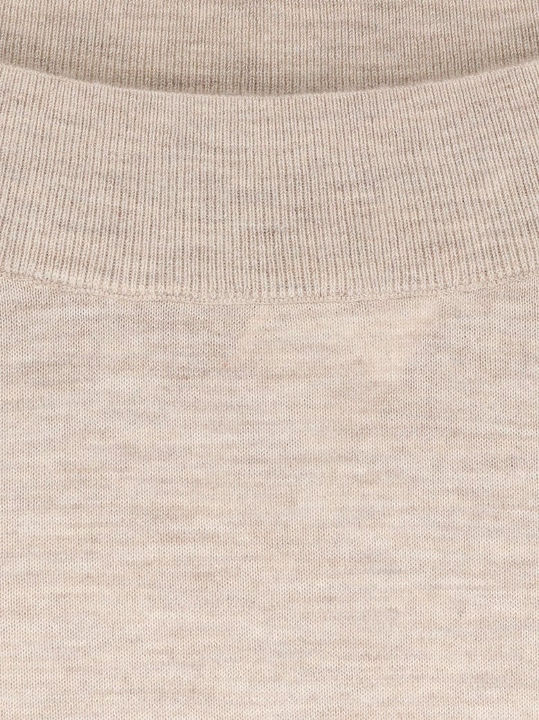 cashmere sweater with removable band by Selfnex