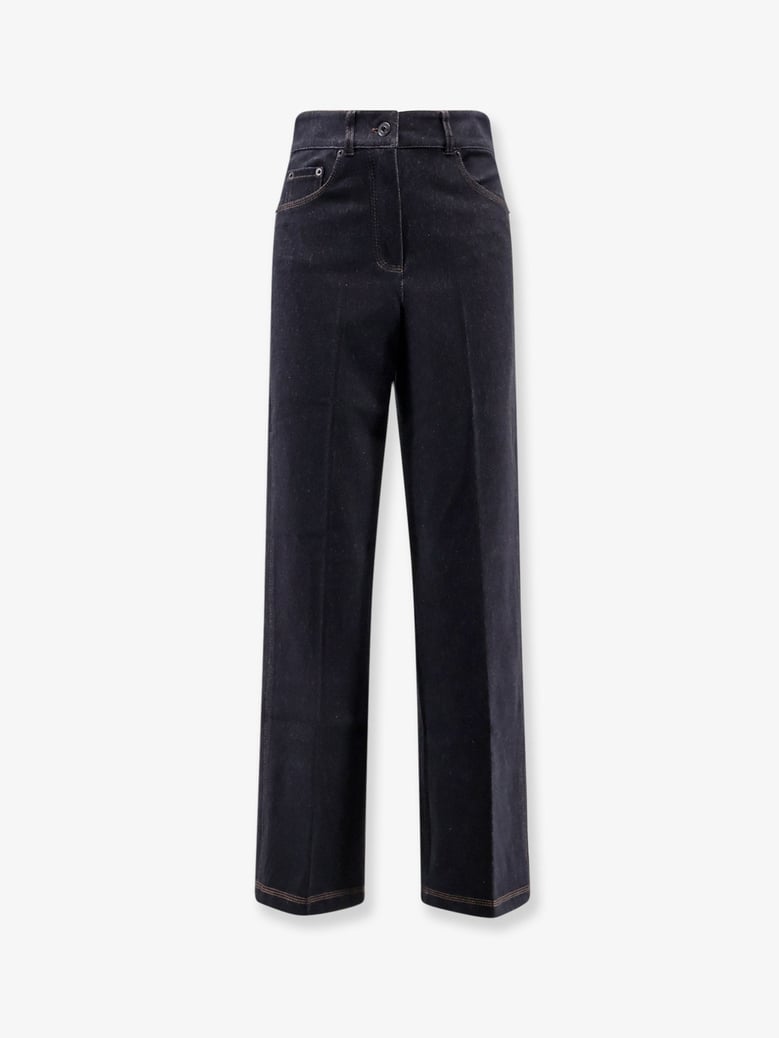 cotton blend trousers by Selfnex