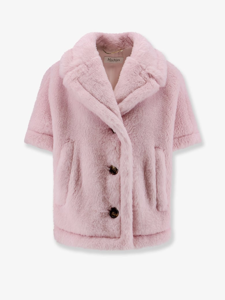 alpaca and virgin wool fur cape by Selfnex