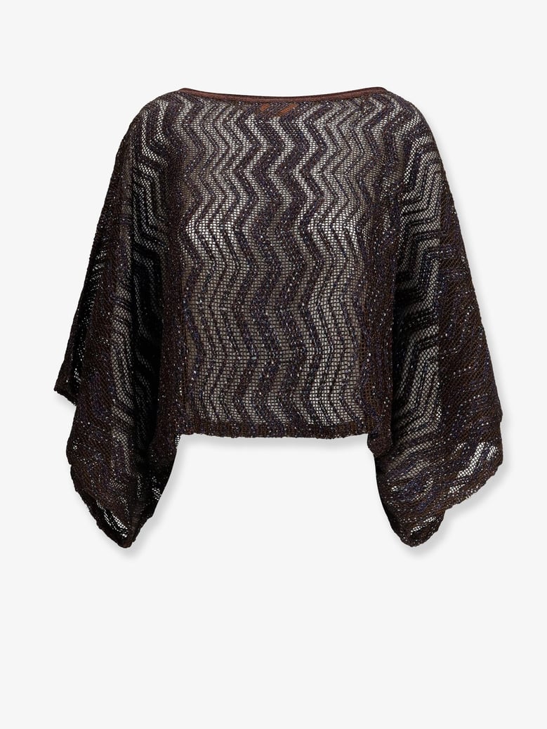 viscose top with chevron pattern by Selfnex