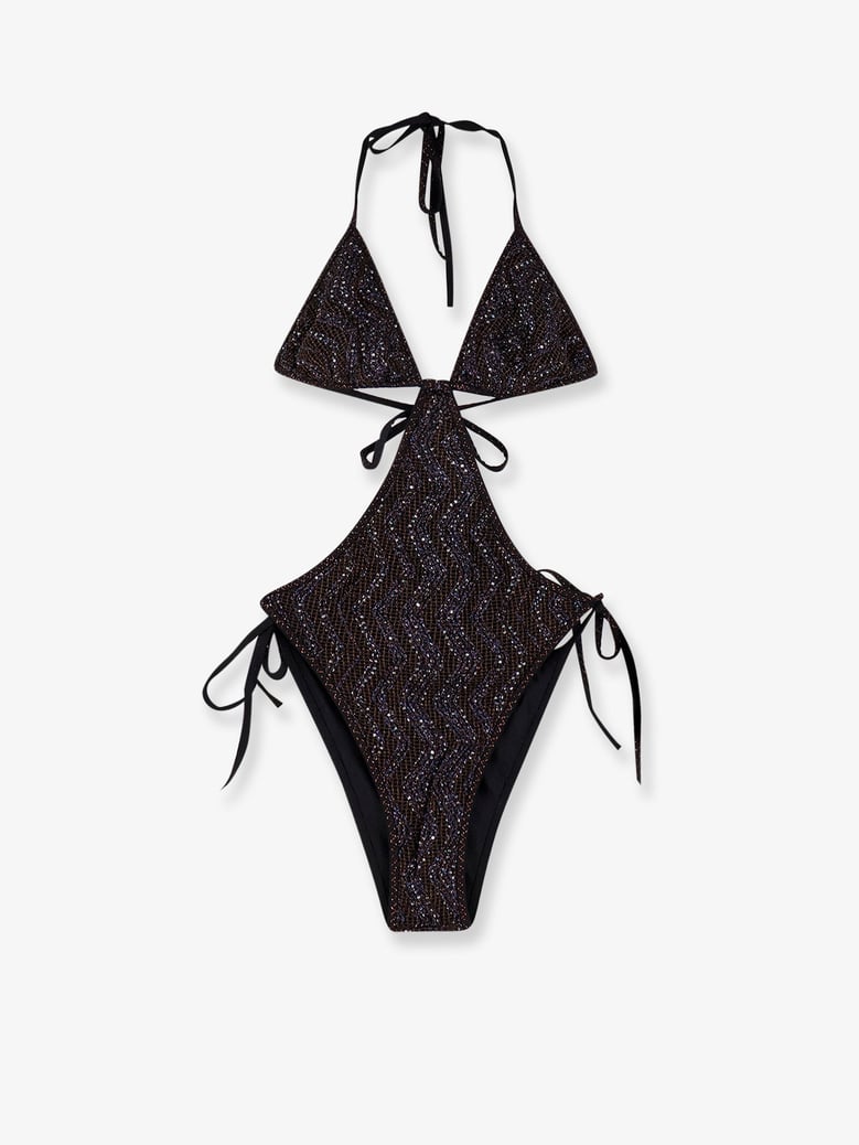 viscose blend one piece swimsuit by Selfnex