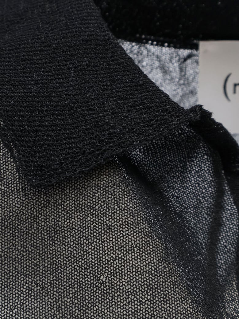 polo shirt black by Selfnex