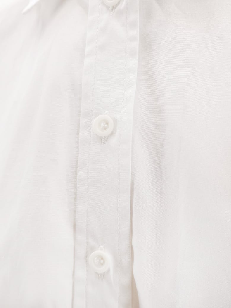 cotton shirt white by Selfnex