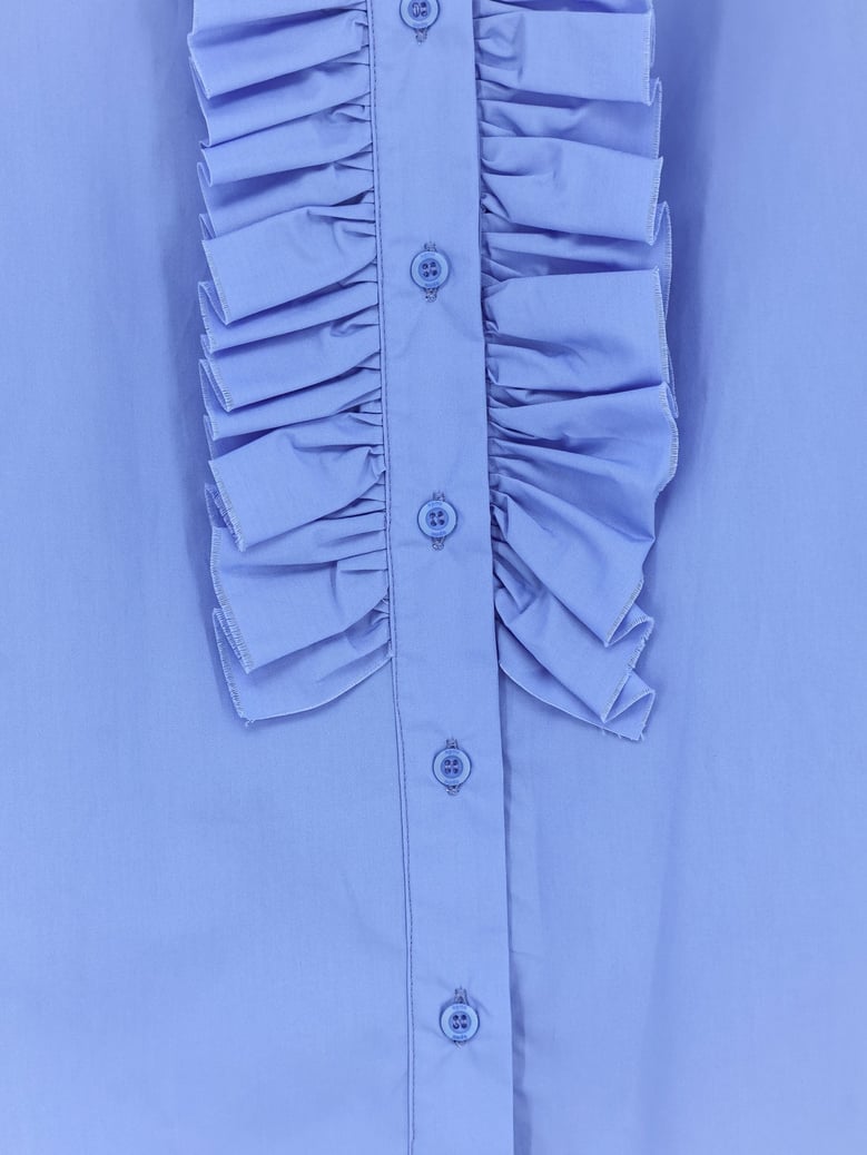 oversize cotton shirt blue by Selfnex