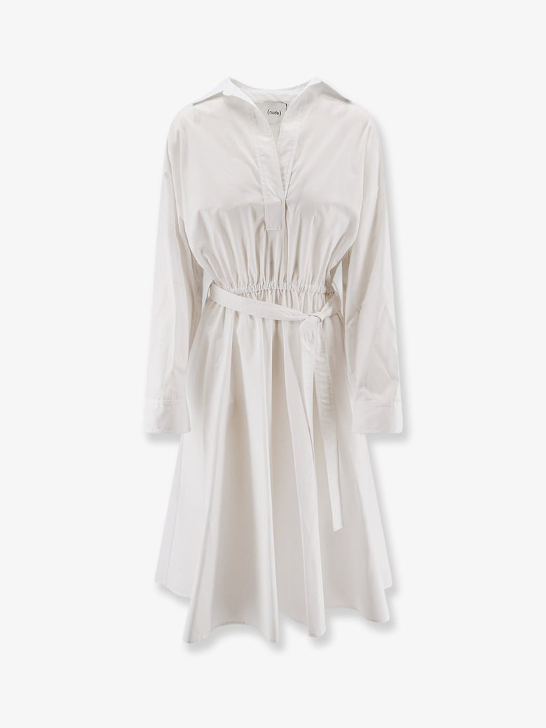 dress polo cotton white by Selfnex
