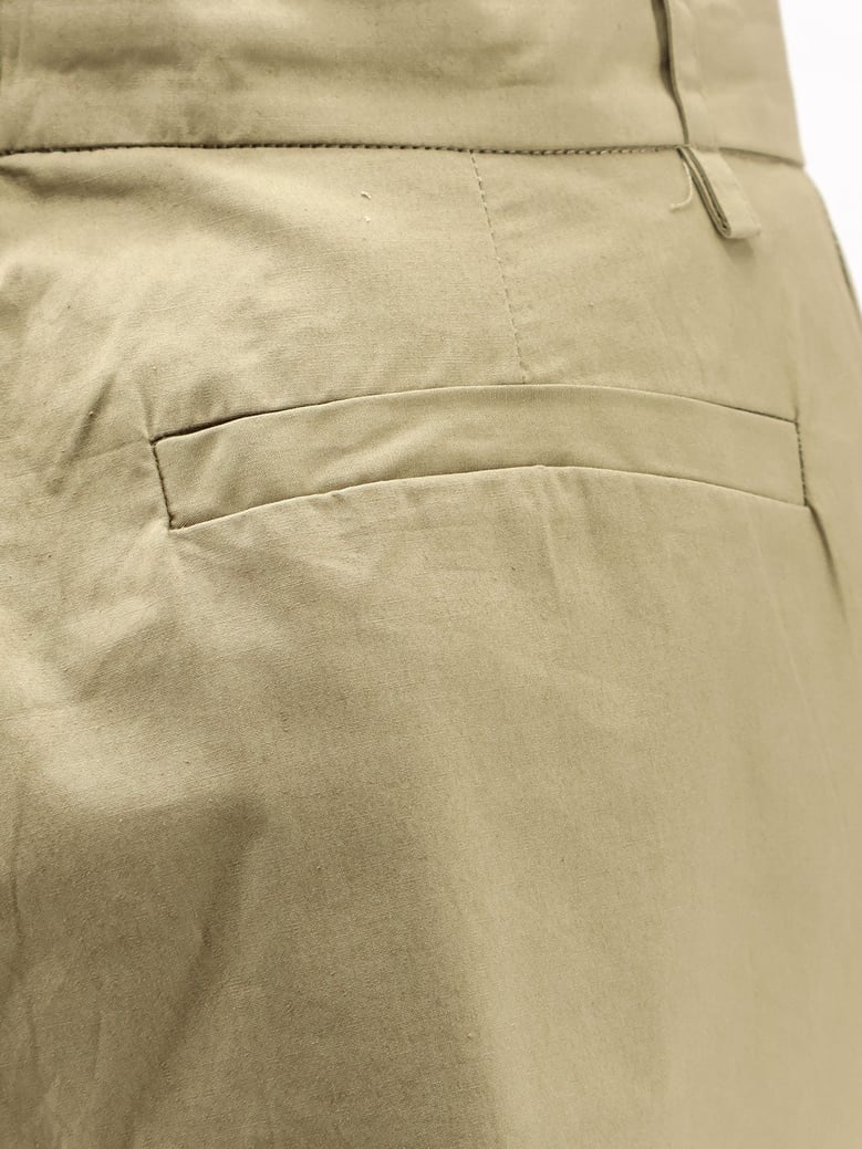 trousers cotton green by Selfnex