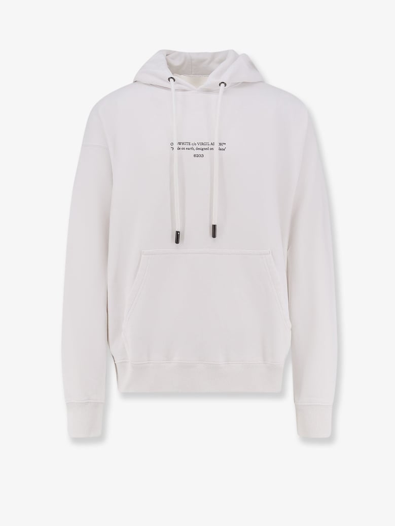 cotton sweatshirt with logo print by Selfnex