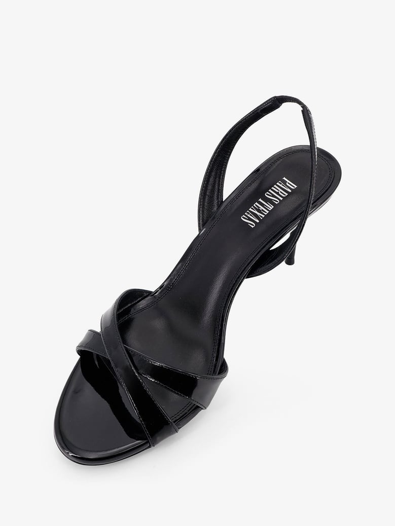 sandals lidia patent leather black by Selfnex