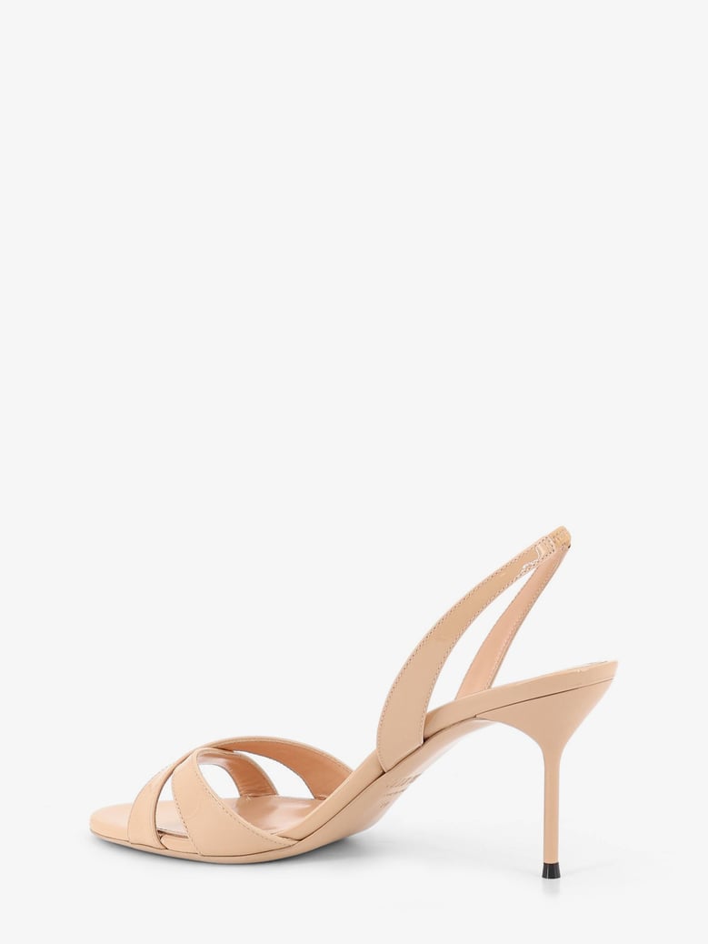 sandals lidia beige patent leather by Selfnex