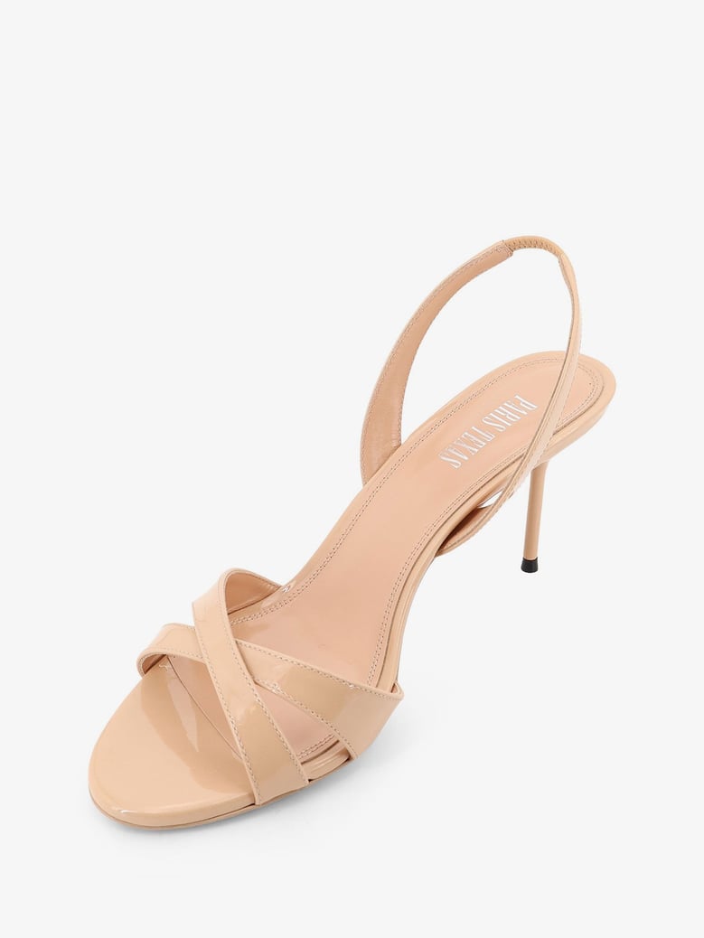 sandals lidia beige patent leather by Selfnex