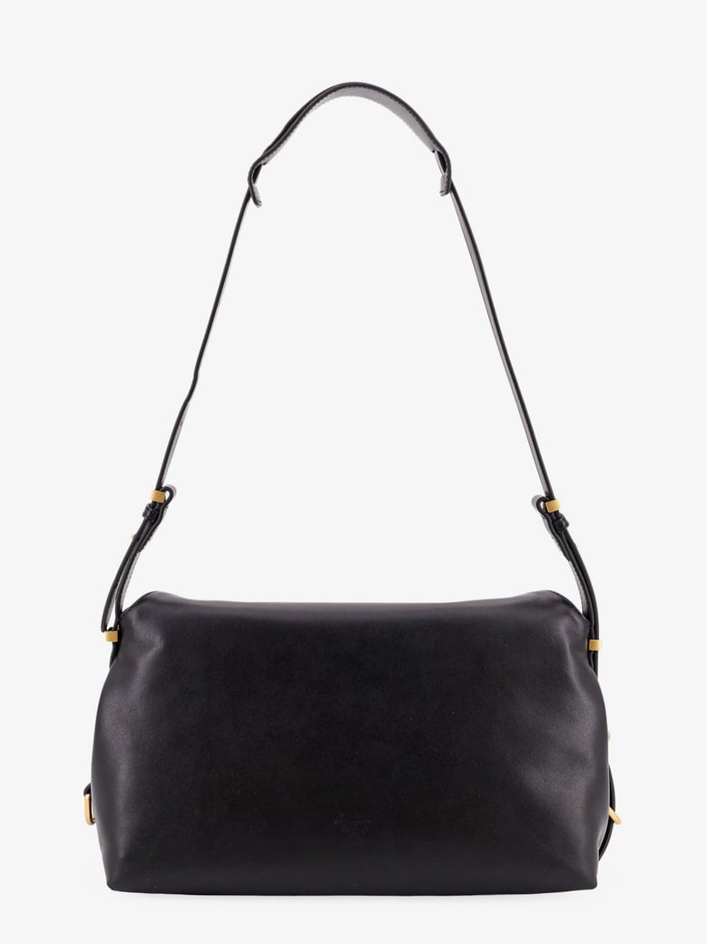 leather shoulder bag with metal detail by Selfnex