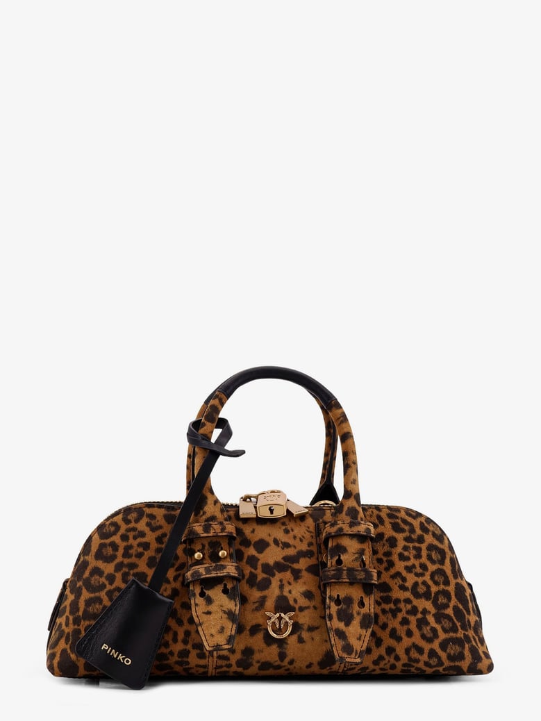 suede escape bag with animal print by Selfnex