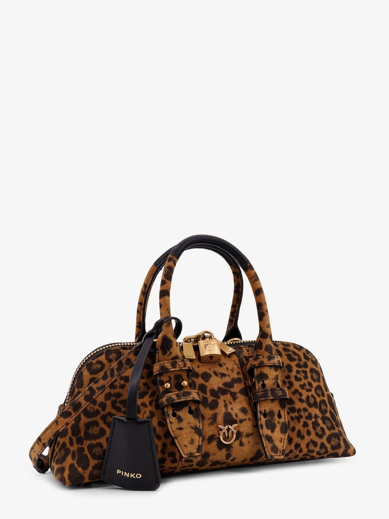 suede escape bag with animal print by Selfnex