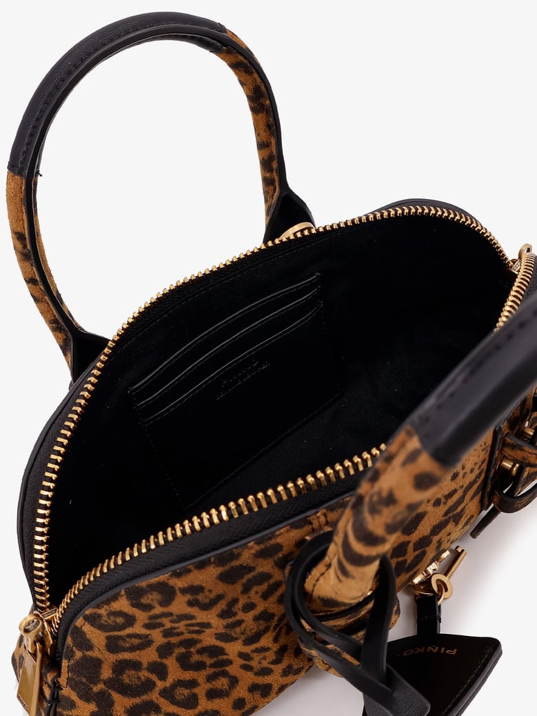suede escape bag with animal print by Selfnex