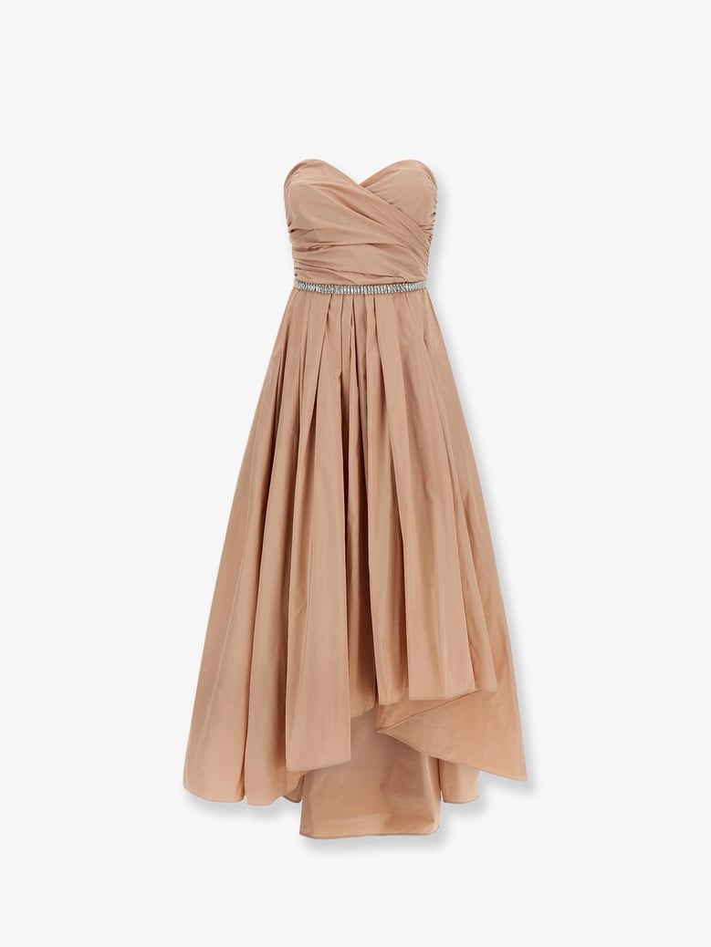 dress dattero taffeta pink by Selfnex