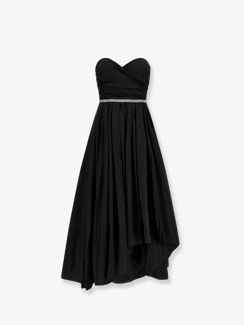 dress dattero taffeta black by Selfnex