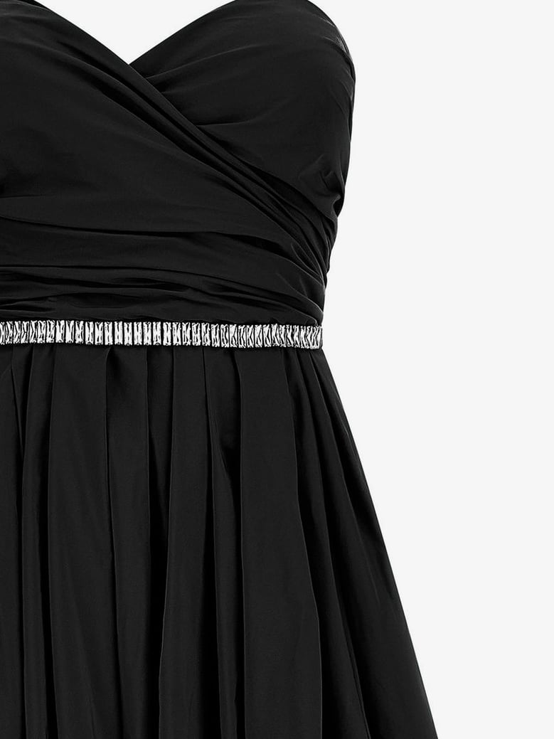 dress dattero taffeta black by Selfnex