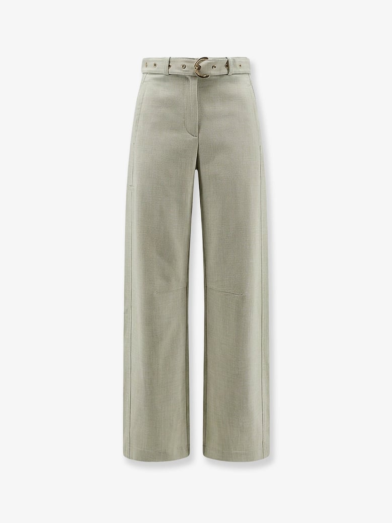 viscose blend trousers by Selfnex