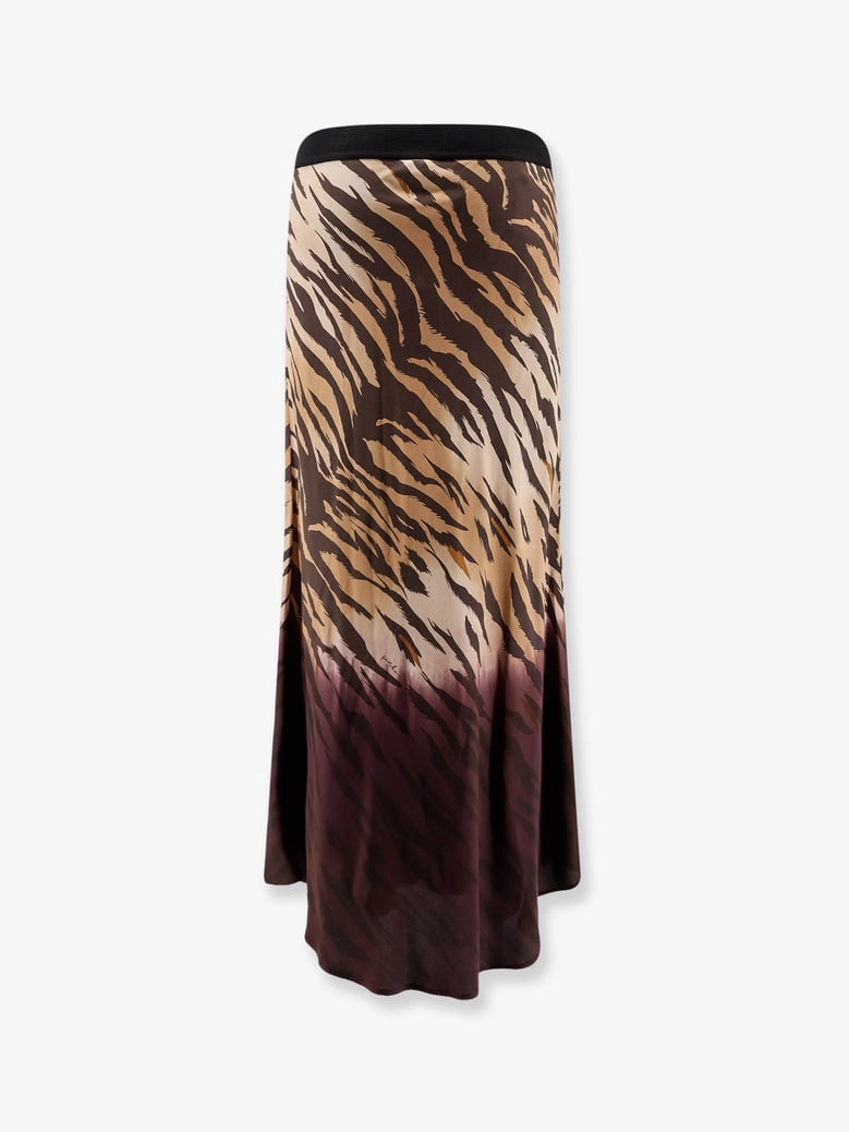 viscose skirt with animal print by Selfnex