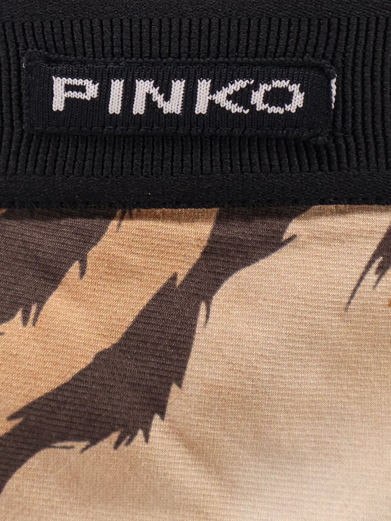 viscose skirt with animal print by Selfnex